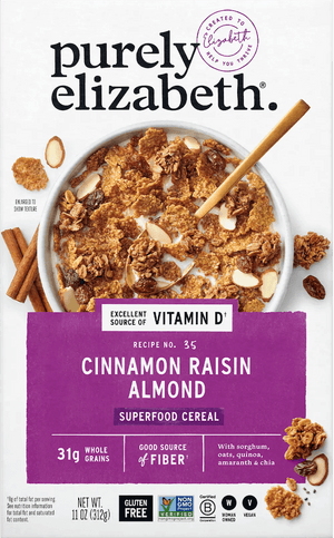 Cinnamon Raisin Almond Superfood Cereal with Vitamin D