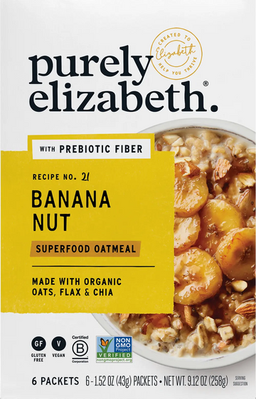 Banana Nut Superfood Oatmeal Multipack with Prebiotic Fiber